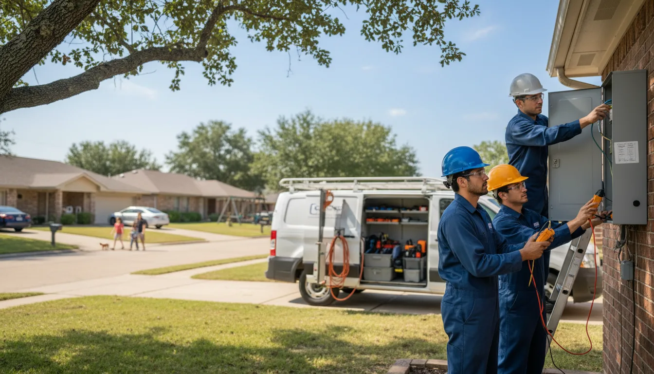 Certified electrician providing emergency electrical services in Hasty, AR